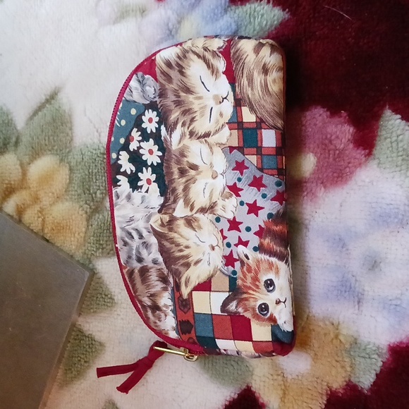 Womans Girls Ted Lapidus Cat Change Purse - Picture 2 of 7